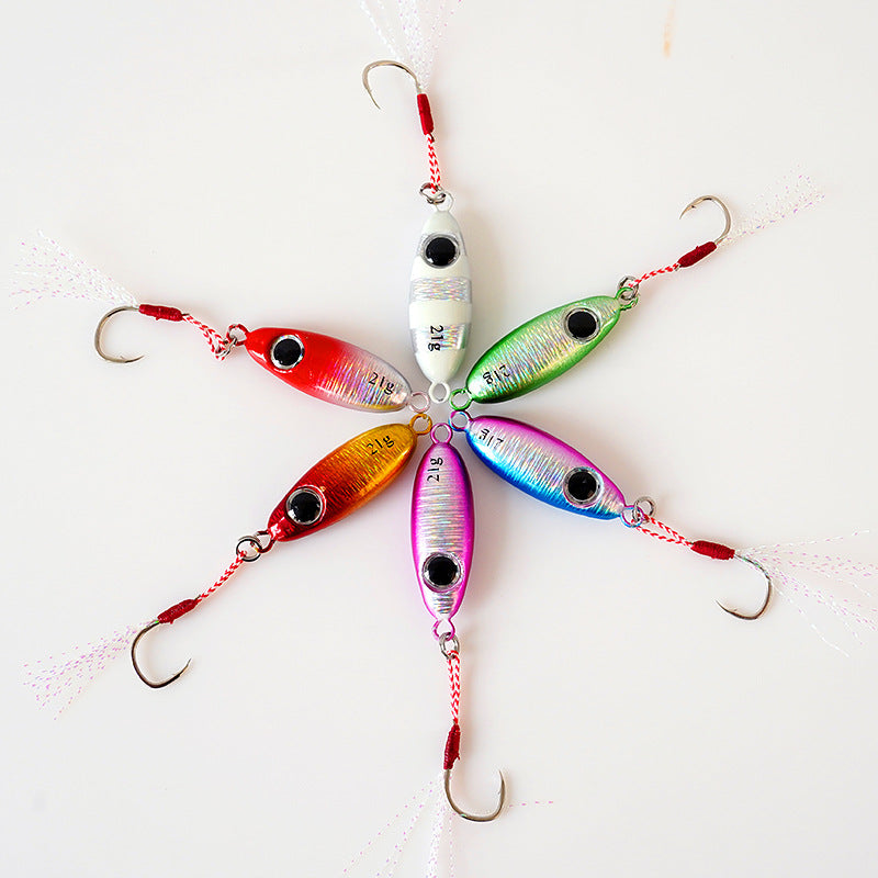 1PCS Micro Metal Jig Fishing Lures – Lightweight Artificial Saltwater Bait