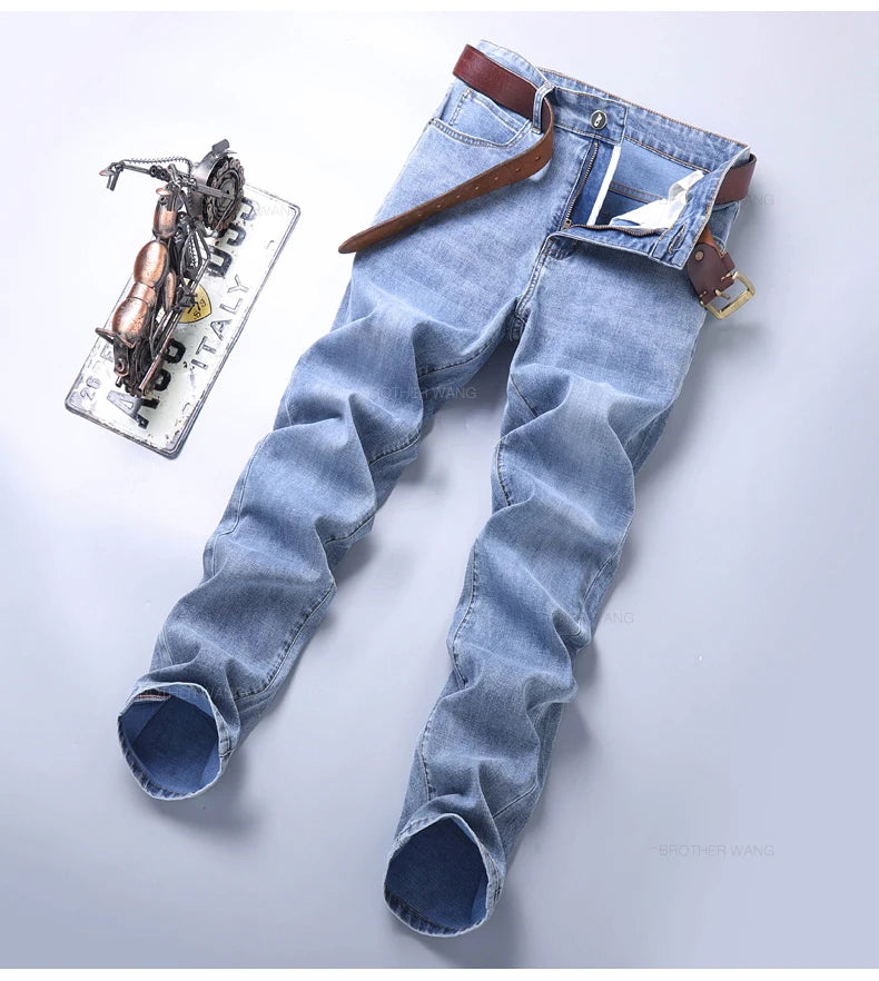 Men’s Light Blue Slim Jeans