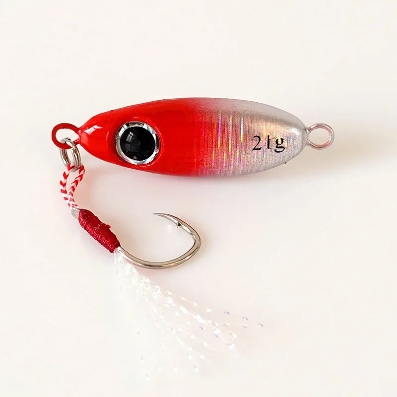 1PCS Micro Metal Jig Fishing Lures – Lightweight Artificial Saltwater Bait