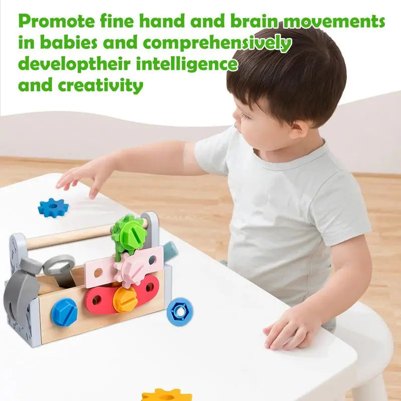 Wooden Tool Set for Kids