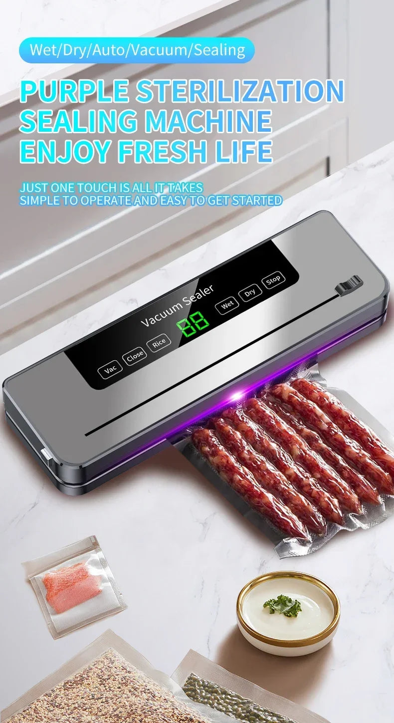 Electric Vacuum Sealer Built-in Cutter