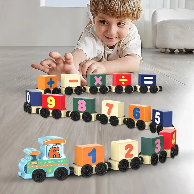 Magnetic Alphabet & Number Train Set