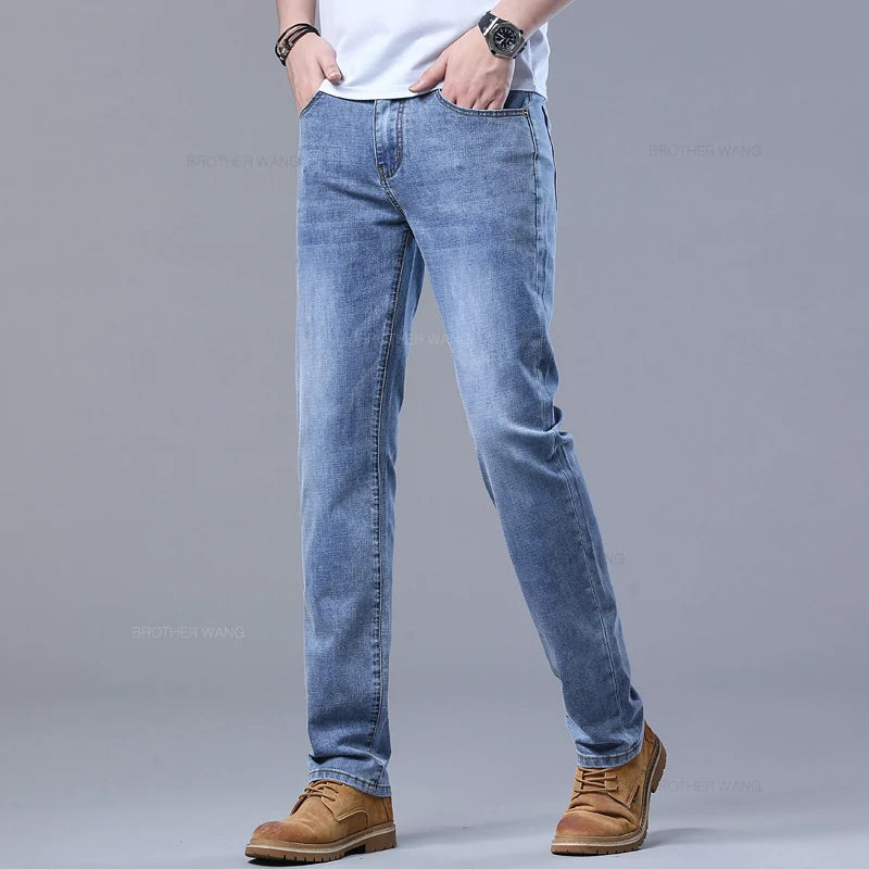 Men’s Light Blue Slim Jeans