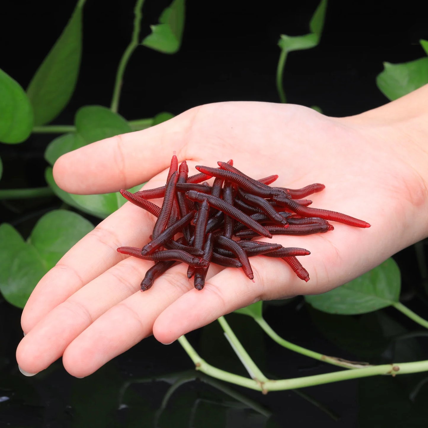 Sougayilang Soft Fishing Lures – 50-200pcs Simulation Worms