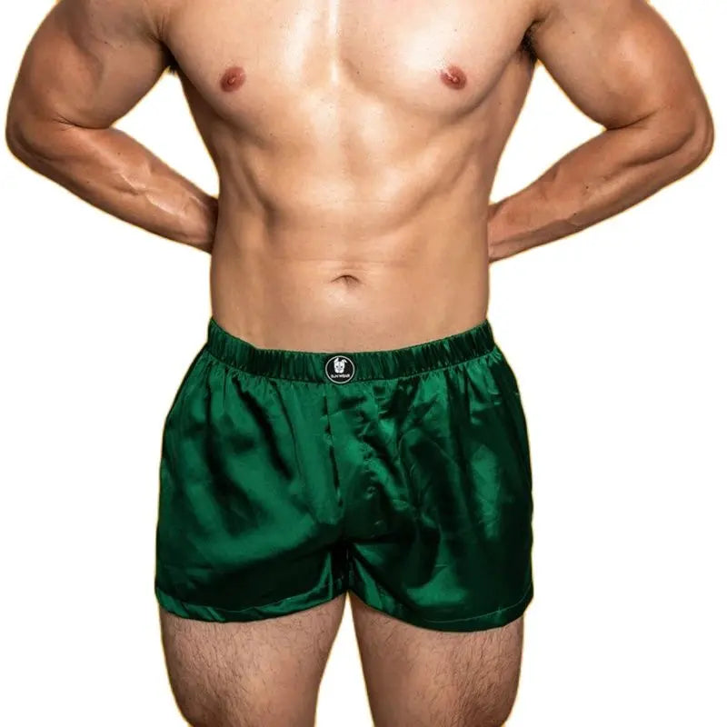 Men's Low-Rise Silk Smooth Boxer Briefs