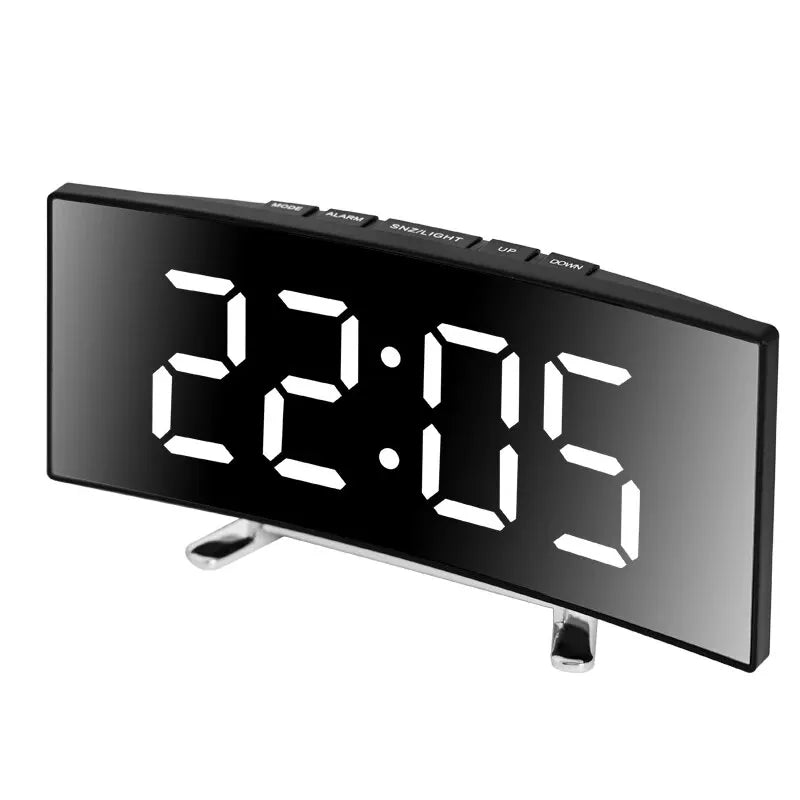 Creative Curved Electronic Clock