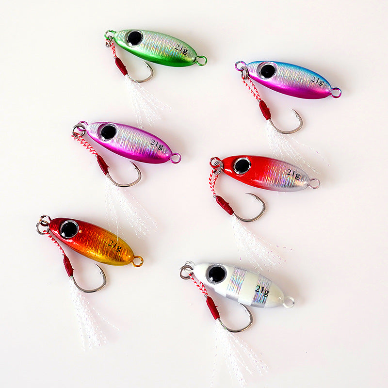 1PCS Micro Metal Jig Fishing Lures – Lightweight Artificial Saltwater Bait