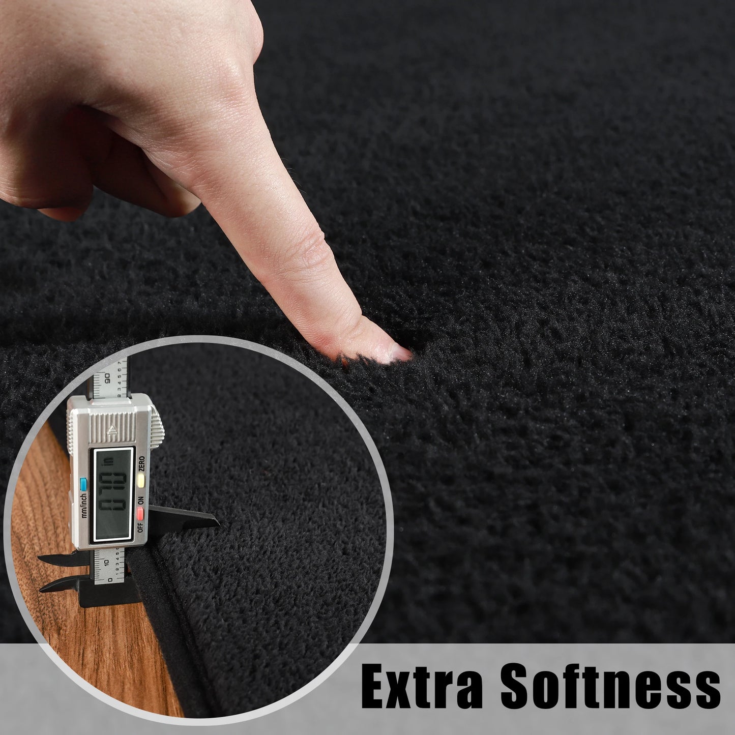 Black Rugs for Living Room