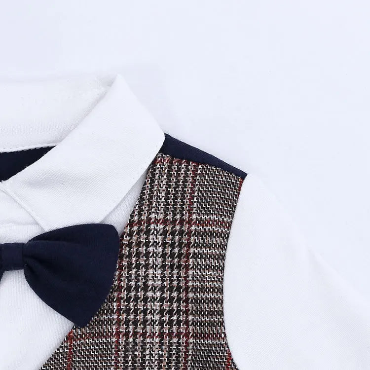 Gentleman Newborn Baby Clothes Boys Rompers
