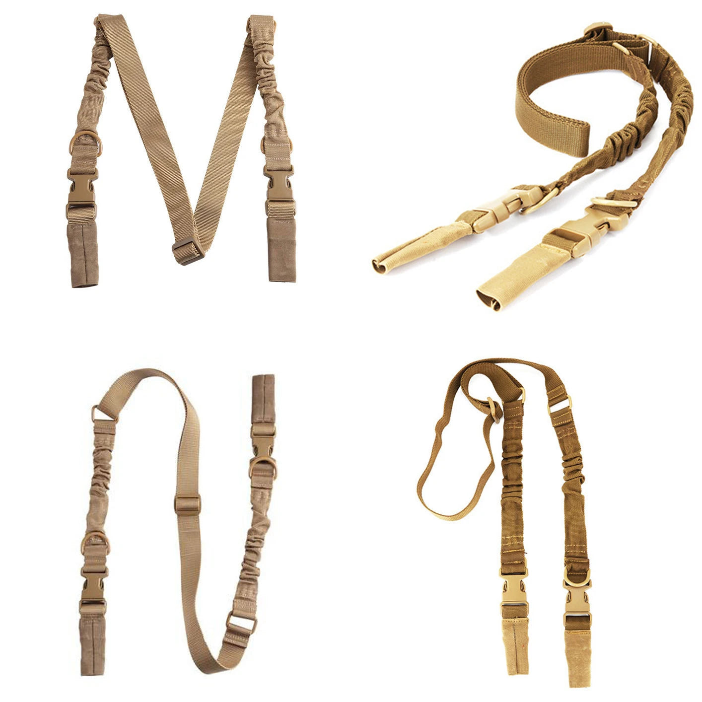 Shotgun Belt – MOLLE Gear Single Point Gun Sling with Metal Buckle