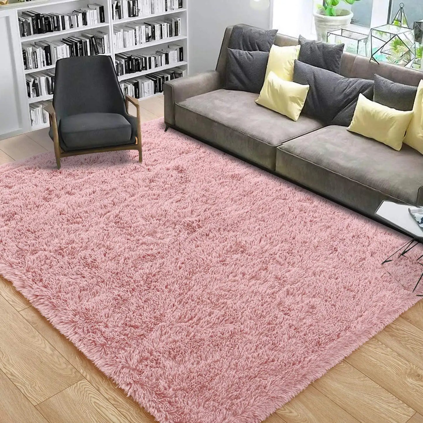 Fluffy Plush Soft Area Rug for Living Room & Kids' Rooms