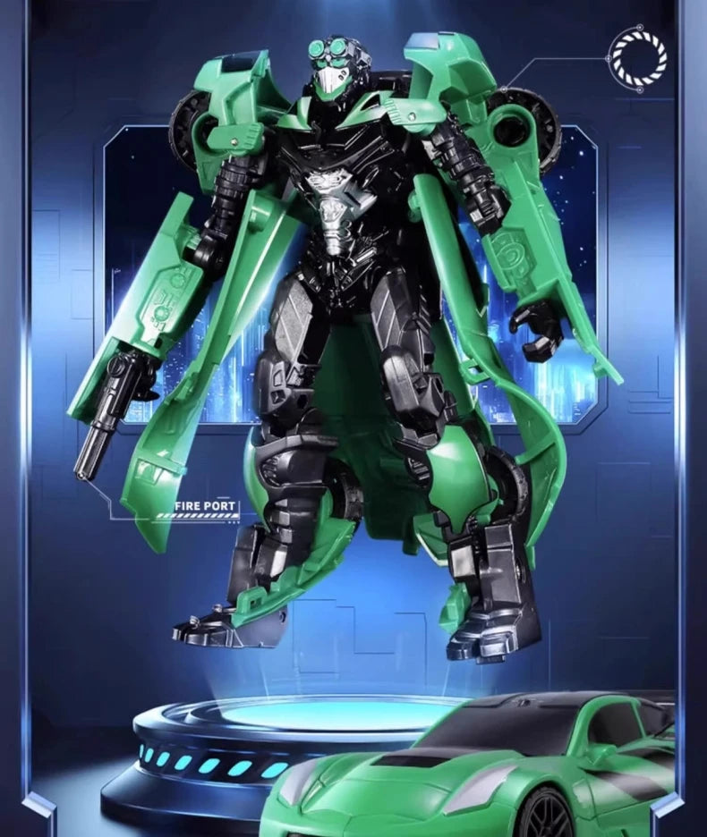 Anime Action Figures Dinosaur Robot Car