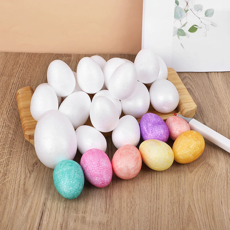 10-50pcs Easter Foam Egg Set