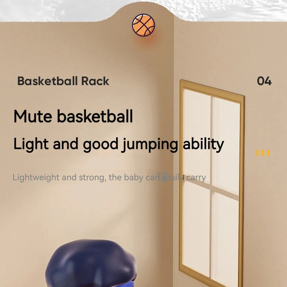 Foam Basketball for Kids – Silent Bouncing & Squeezable Fun