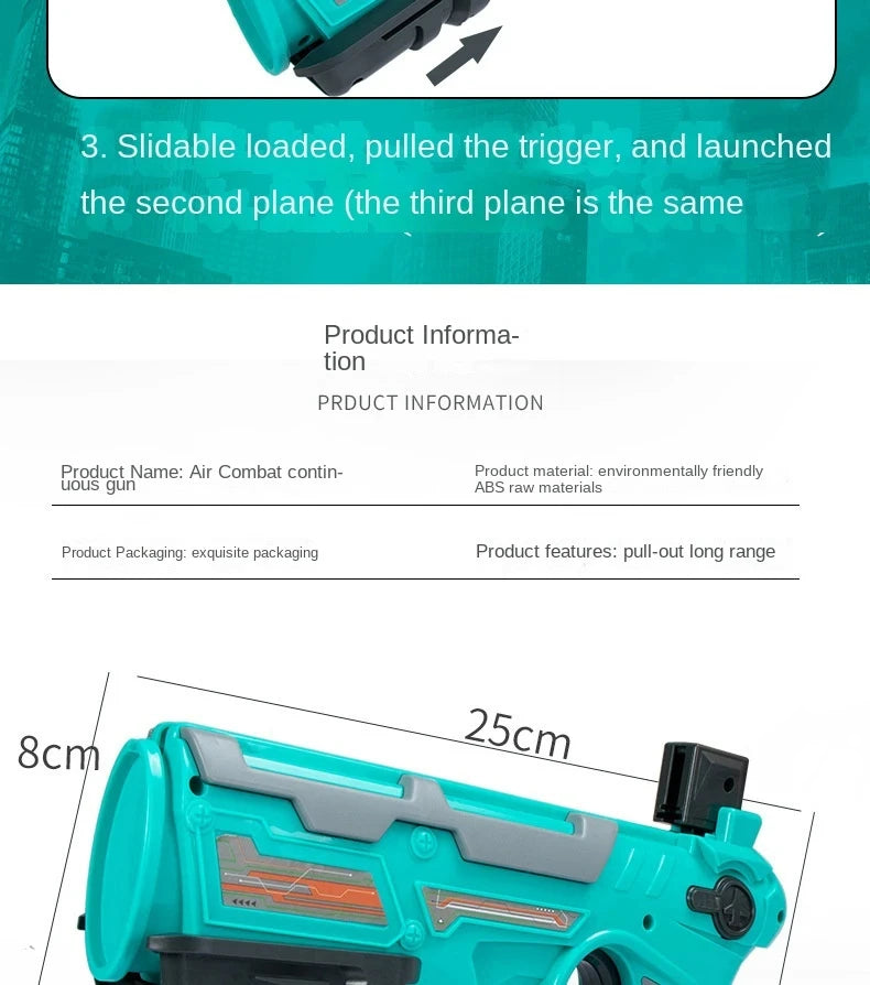 Children’s Ejection Aircraft Shooting Game Set