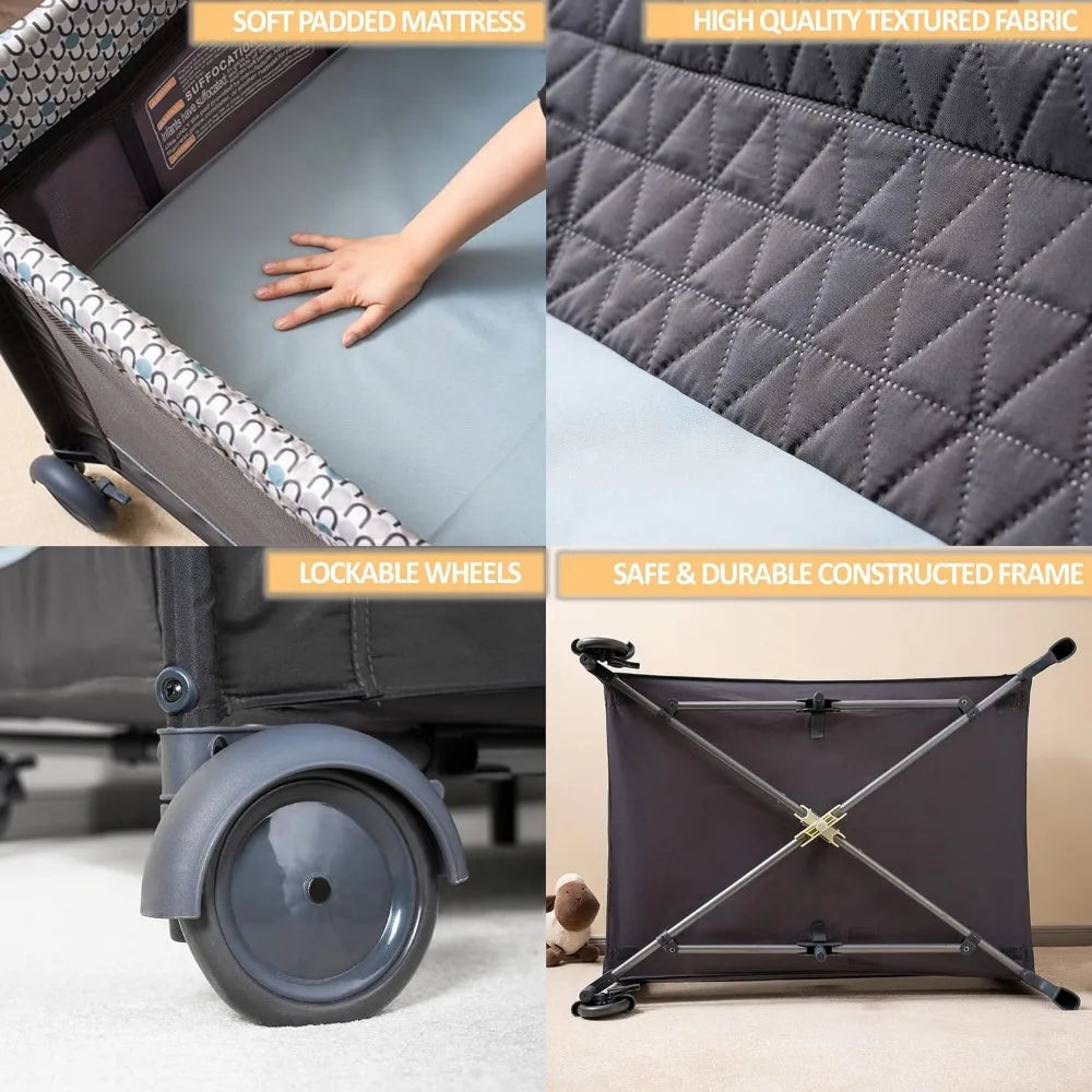 5-in-1 Multifunctional Pack and Play by Qutanix