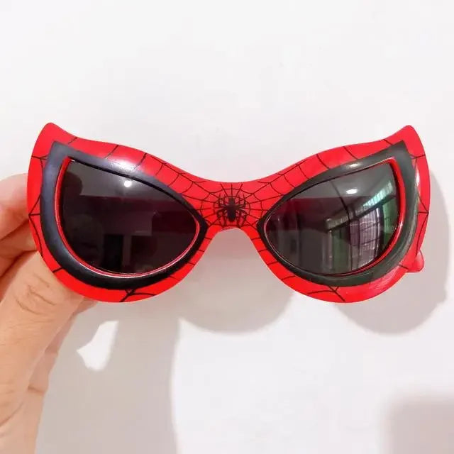 2024 Disney Spiderman Sunglasses Plastic Action Toys Figure Anime Spider Cartoon Fashion Sunglasses: