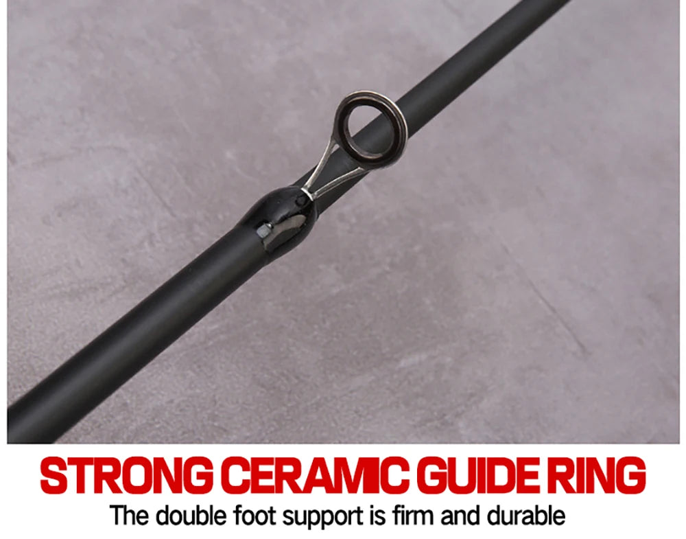 Baitcasting Lure Fishing Rod – Lightweight Telescopic Design with Wooden Handle