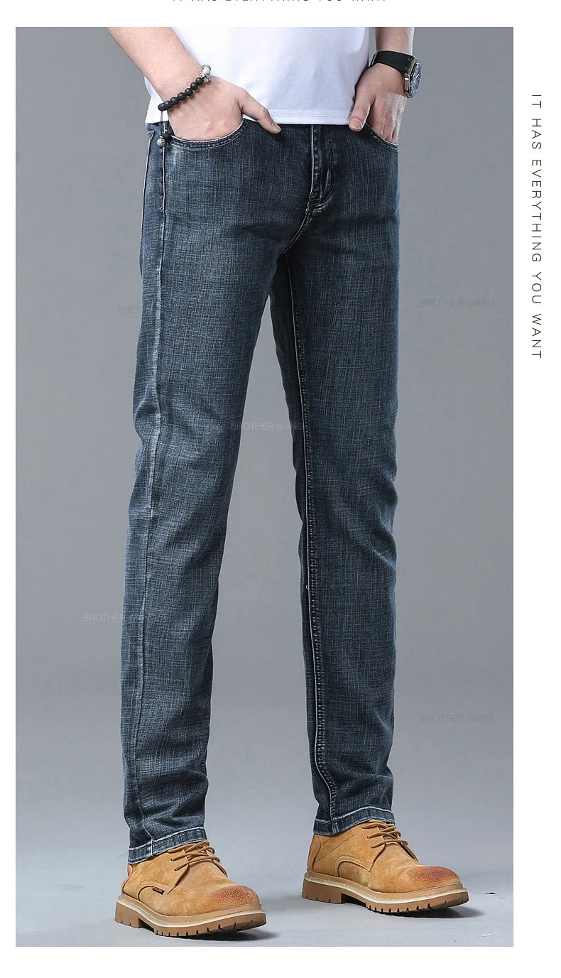 Men’s Light Blue Slim Jeans