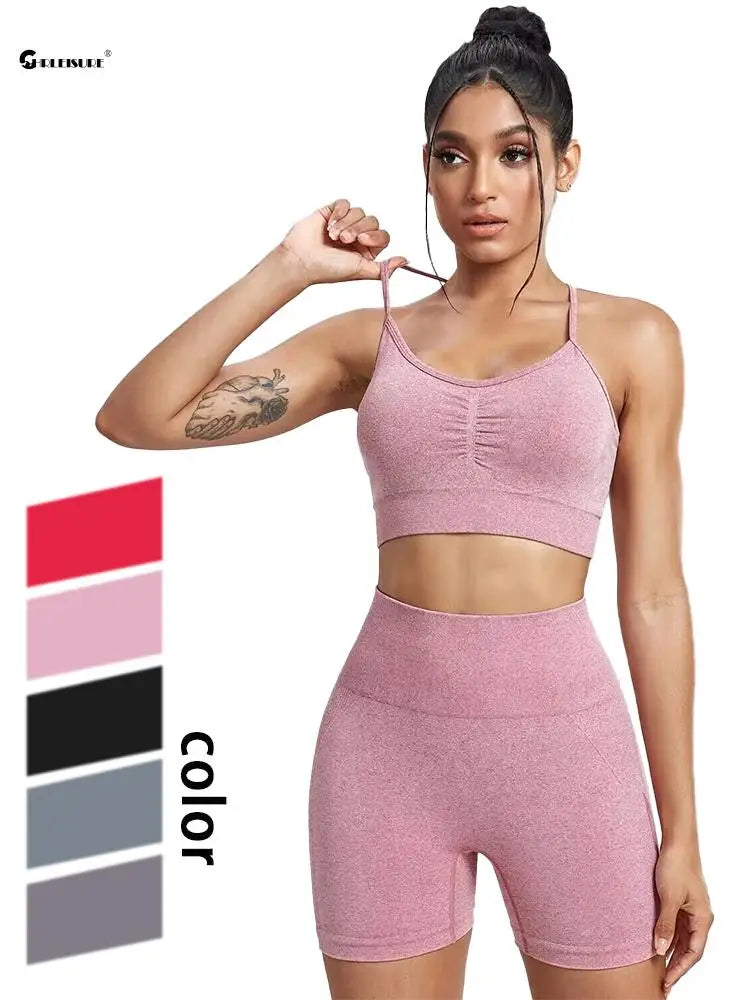 CHRLEISURE Seamless Sports Set