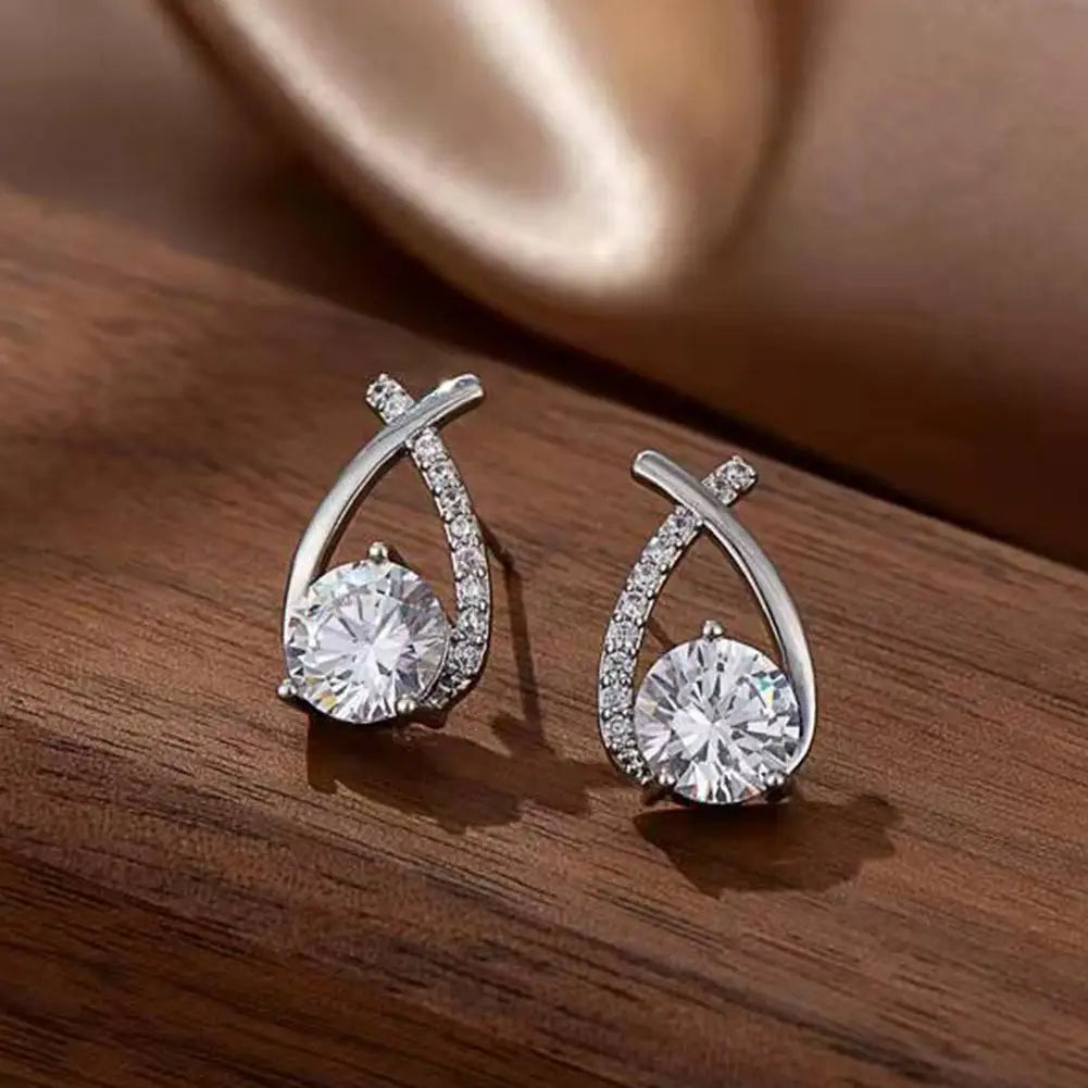 Fashion Cross Stud Earrings for Women & Girls