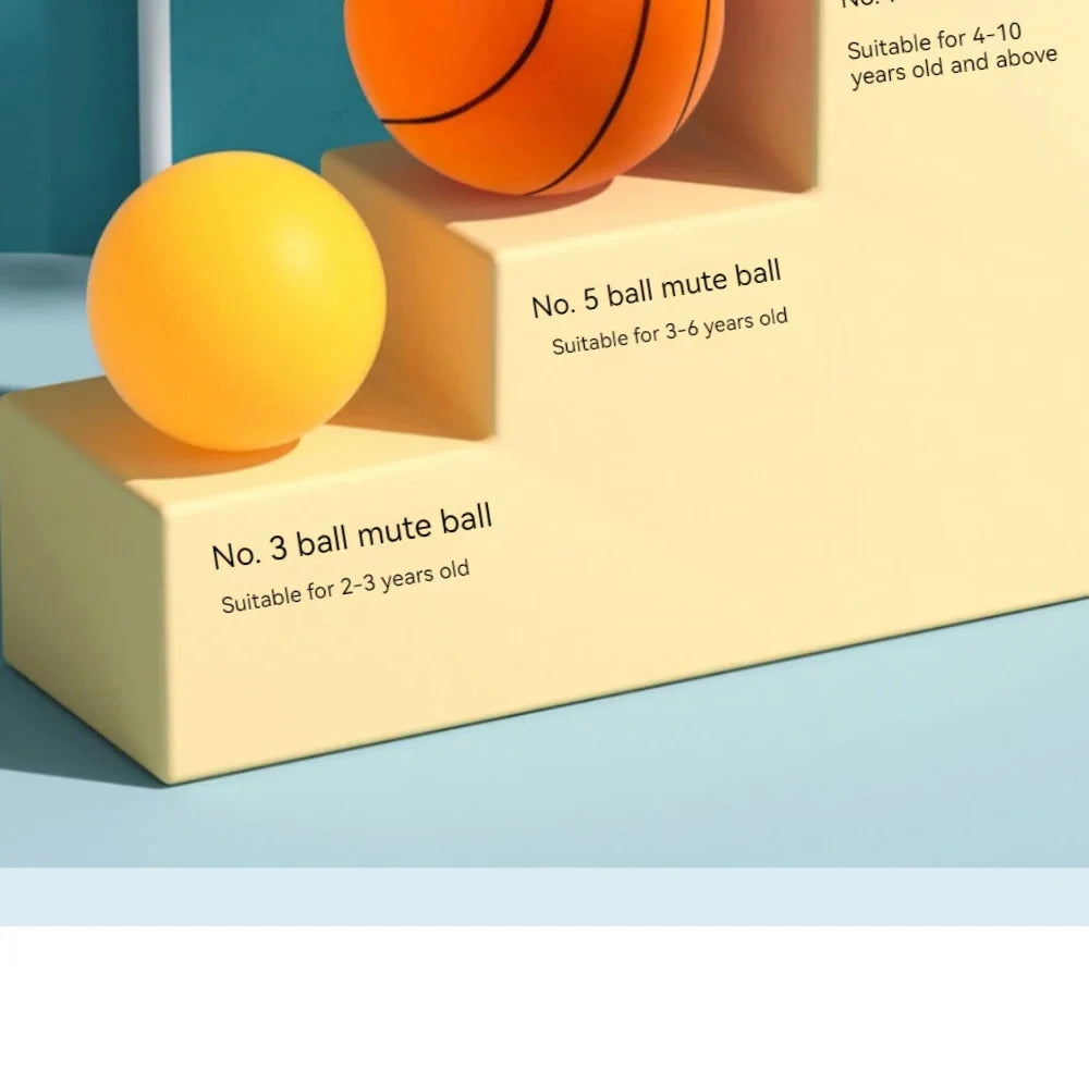 Foam Basketball for Kids – Silent Bouncing & Squeezable Fun