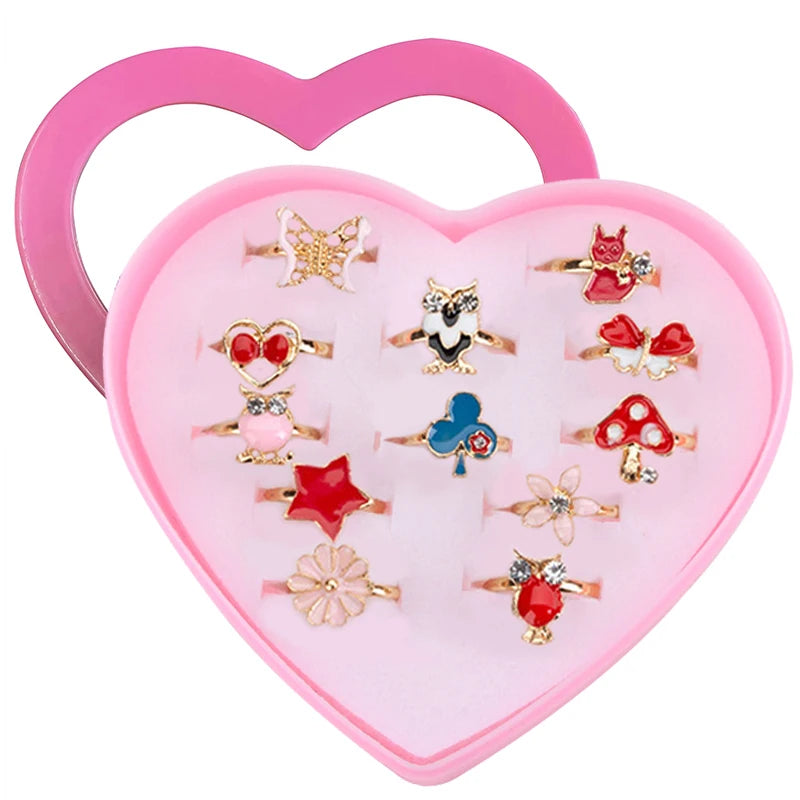Children’s Adjustable Cartoon Rings