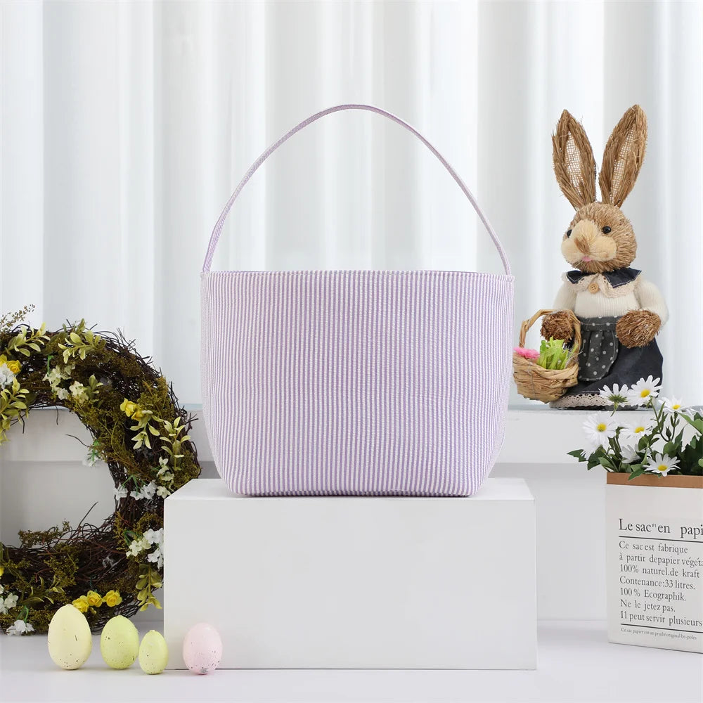 Seersucker Easter Basket