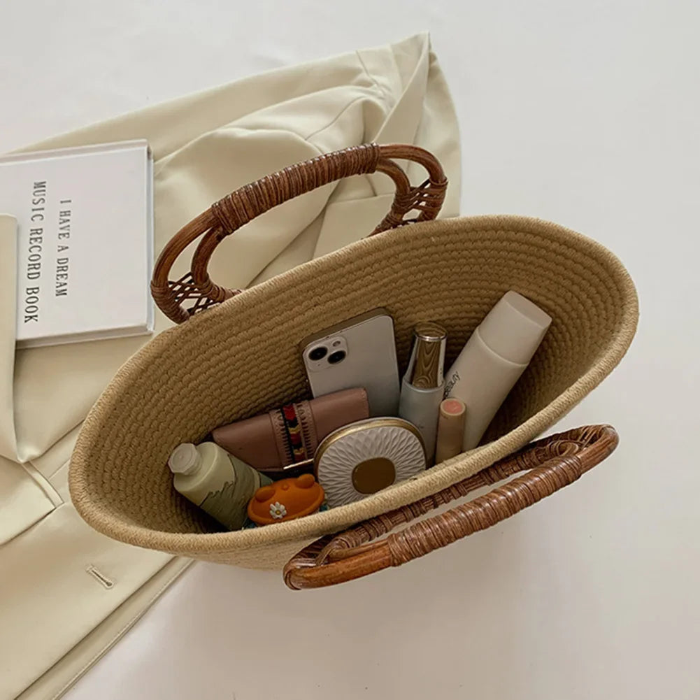 Cotton Rope Tote Bag