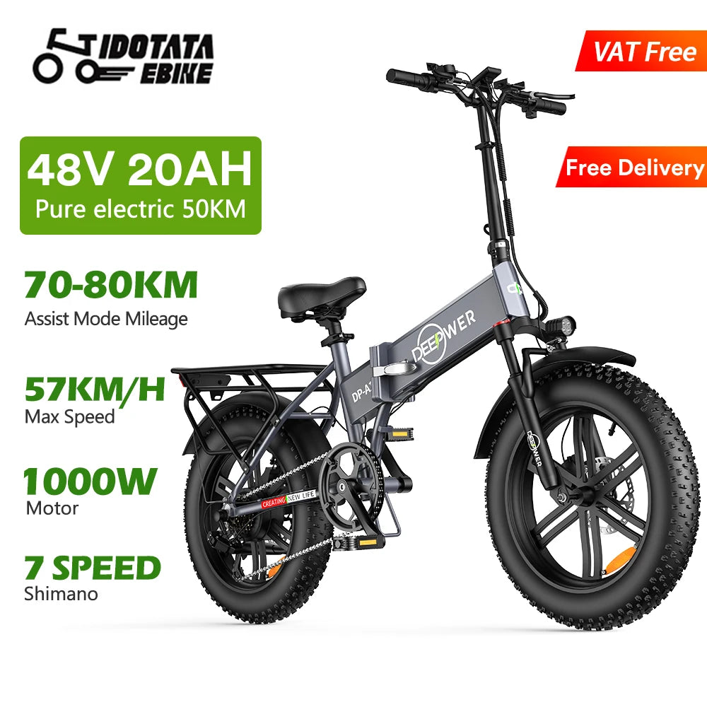 IDOTATA Electric Bike for Adults