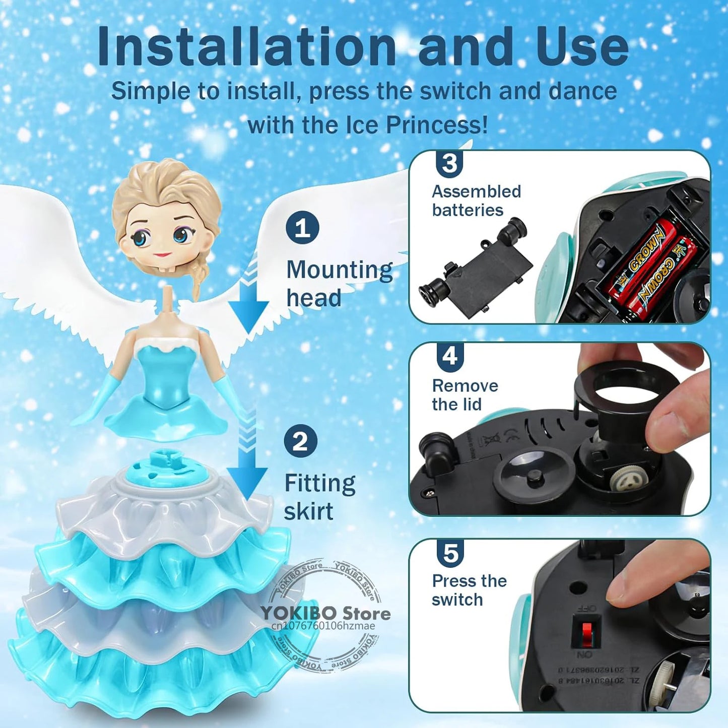 Dancing Princess Toy for Girls