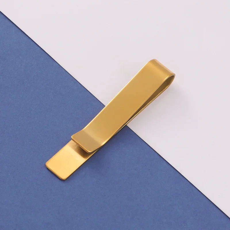 Stainless Steel Customized Name Tie Clip