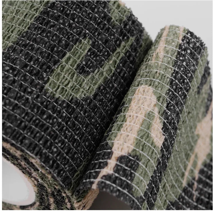 Camouflage Tape Wrap Military Army Hunting Self-Adhesive Protective Bandage