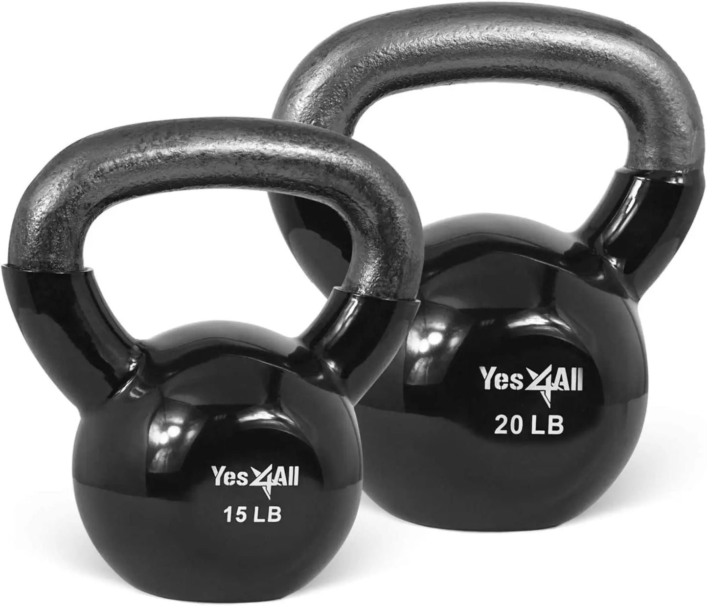 Vinyl Coated Kettlebell Set
