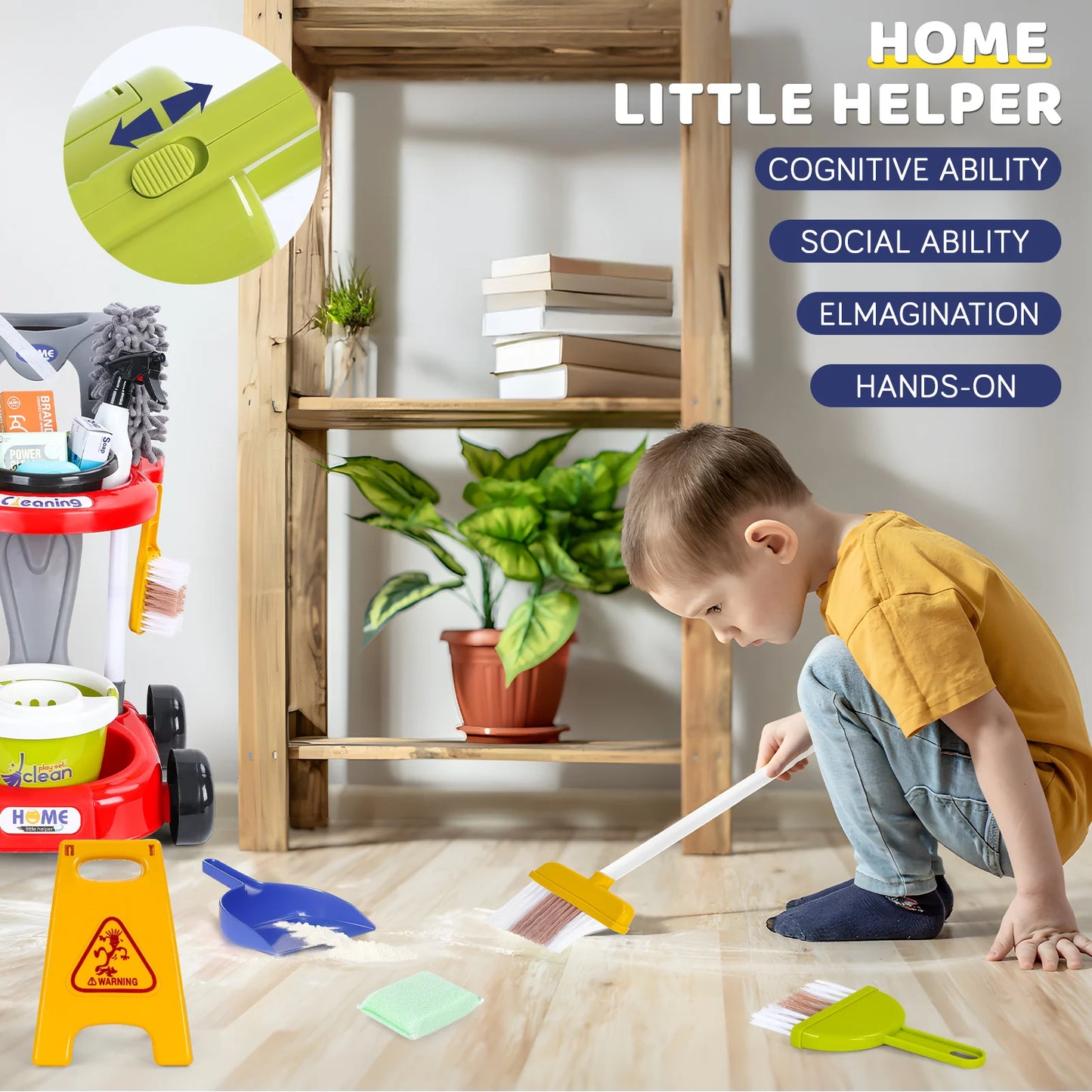 29 Pcs/Set Kids Play House Cleaning Toys