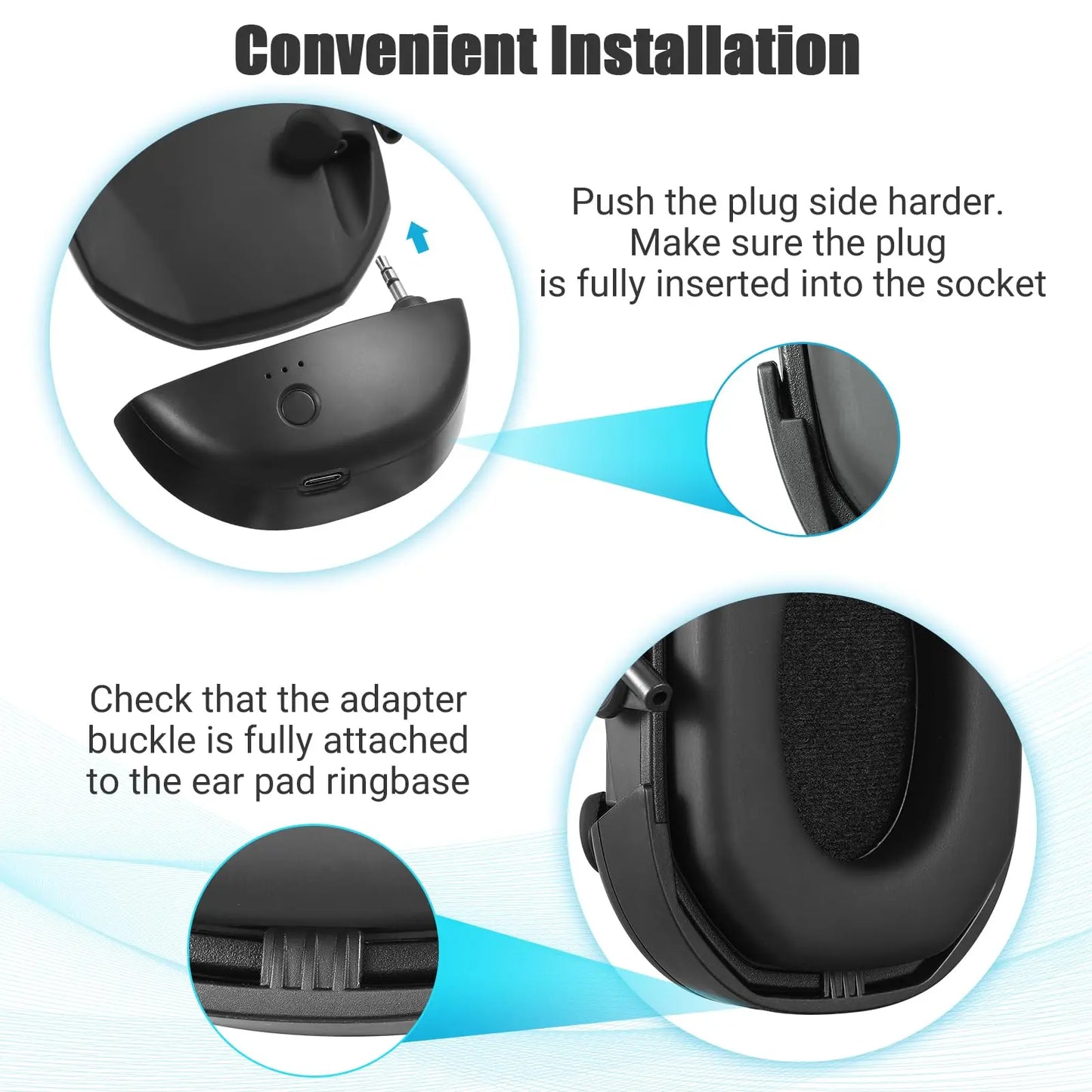 Earmuffs Active Headphones for Shooting – Electronic Hearing Protection & Noise Reduction for Hunting
