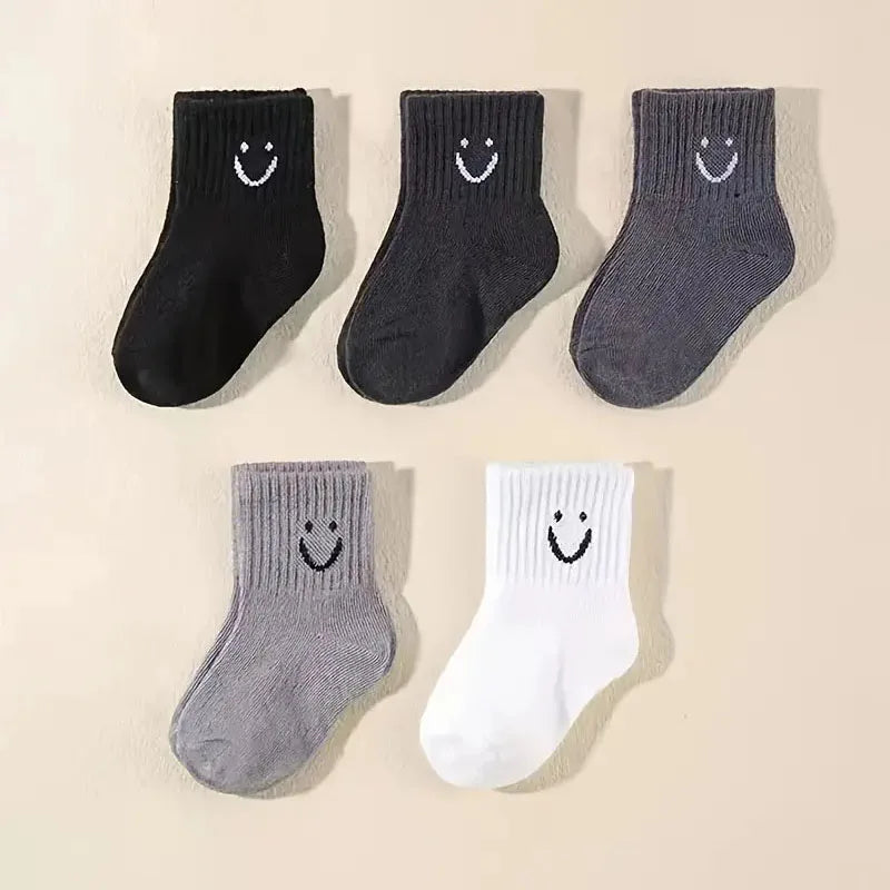 5 Pairs Kids Baby Socks