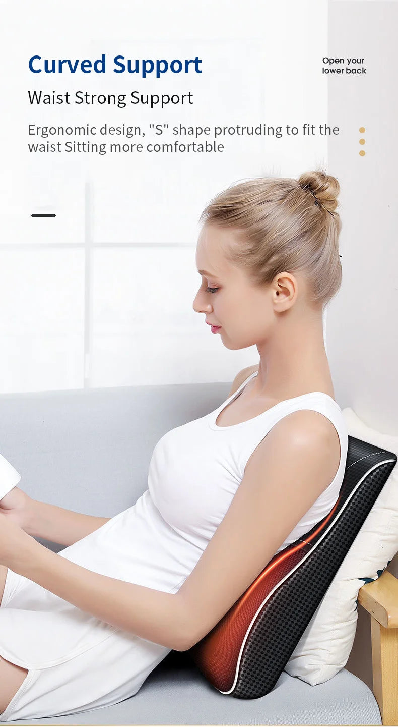 Jinkairui Electric Shiatsu Head Neck Cervical Traction Body Massager