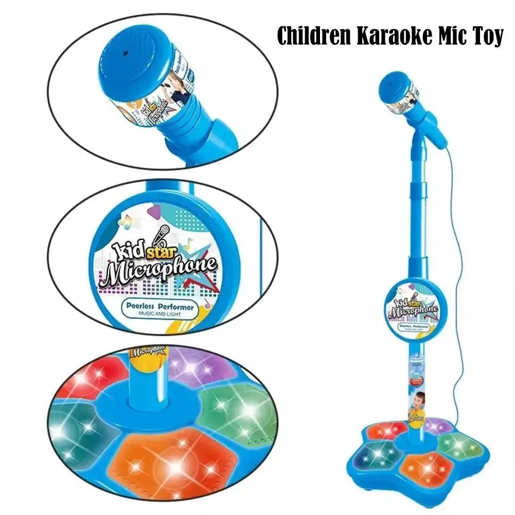 Kids Microphone with Stand Karaoke Toy