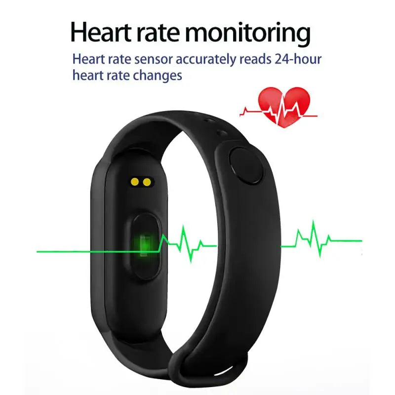 M6 Men Fitness Bracelet Smart Watch