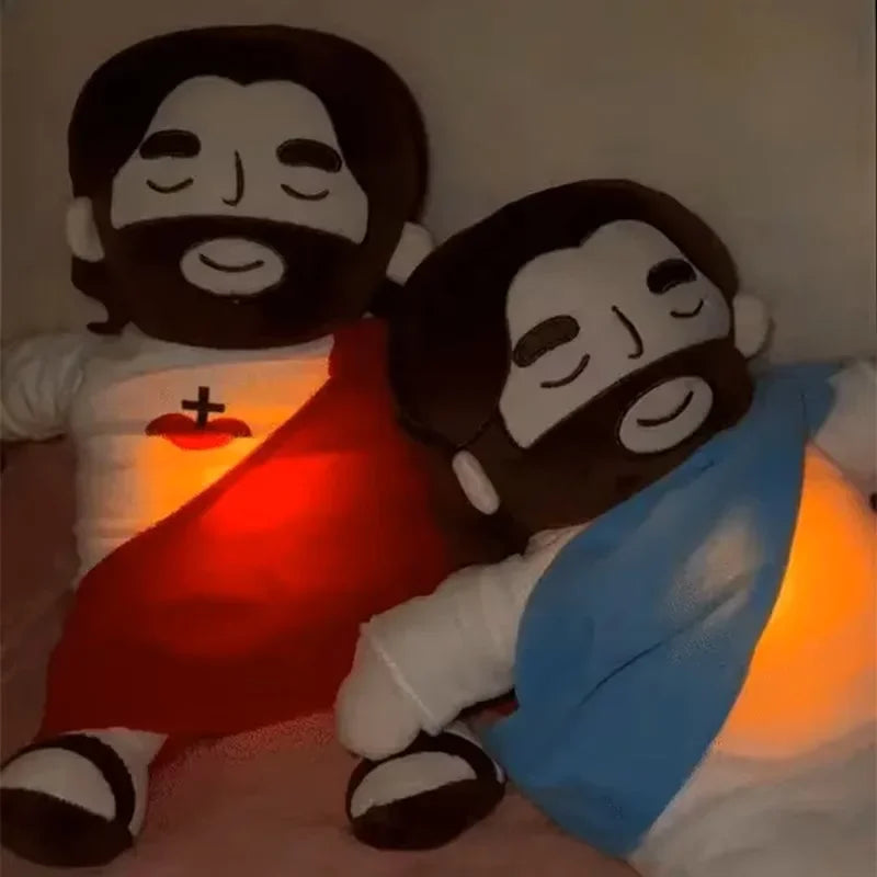 40CM Breathing Jesus Soothe Plush Toy