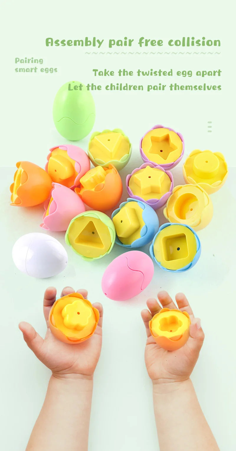 Eggs Screws 3D Puzzle Montessori Learning Toy