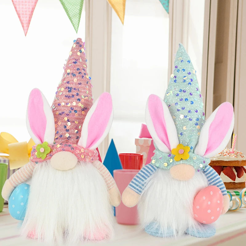 Easter LED Glowing Faceless Gnome Doll