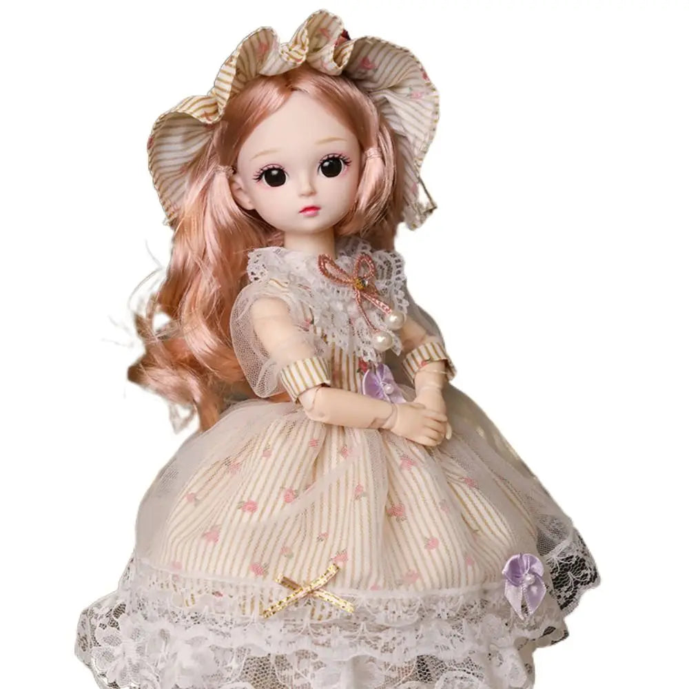 Cute Dress Up Moveable Joint Doll