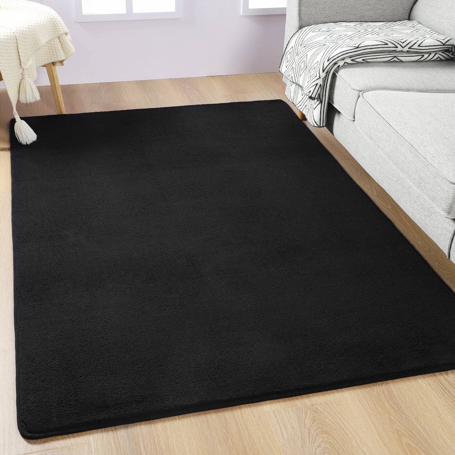 Black Rugs for Living Room