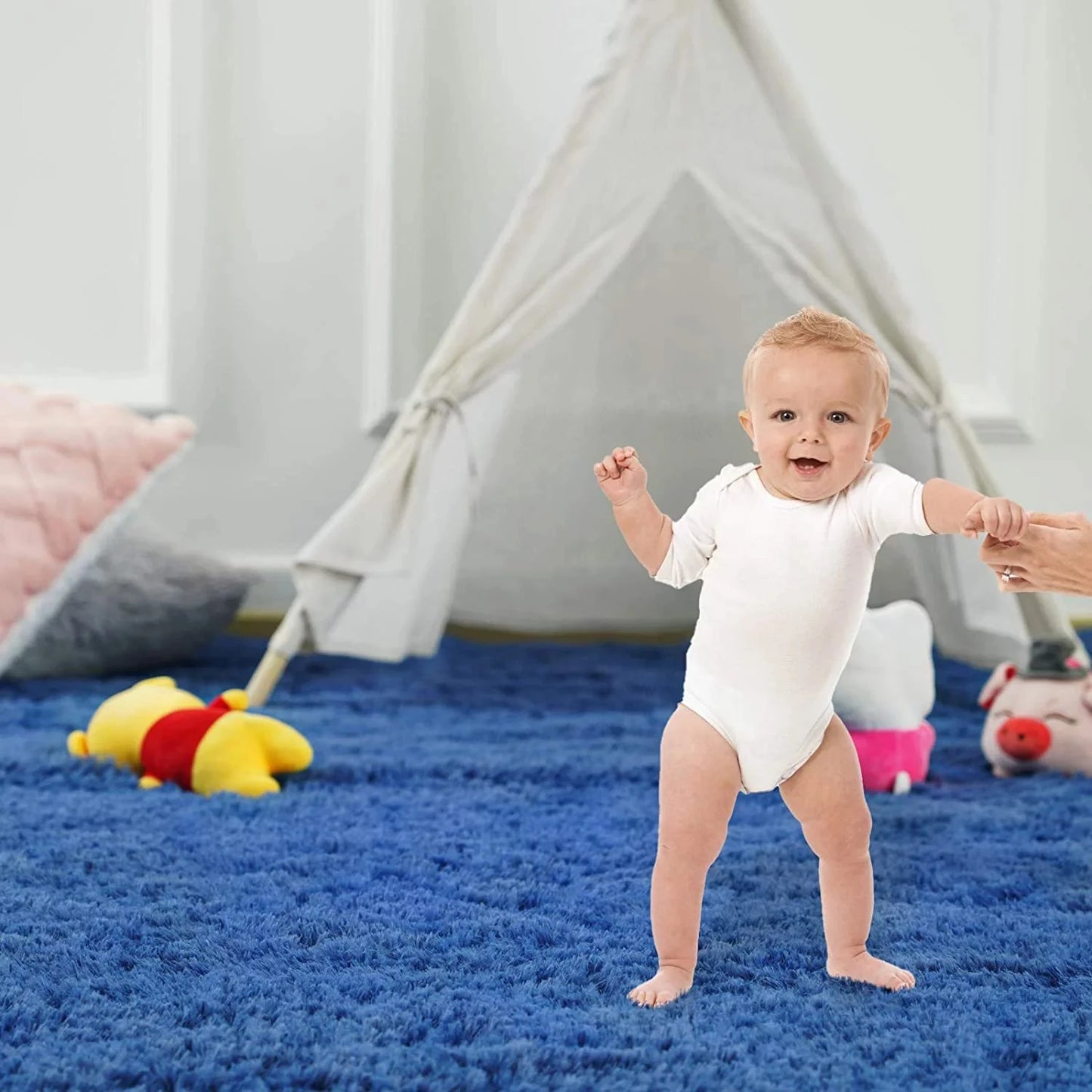 Fluffy Plush Soft Area Rug for Living Room & Kids' Rooms