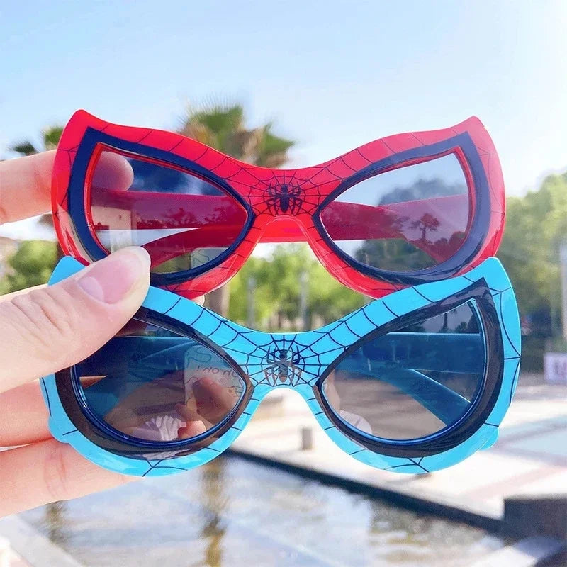 2024 Disney Spiderman Sunglasses Plastic Action Toys Figure Anime Spider Cartoon Fashion Sunglasses:
