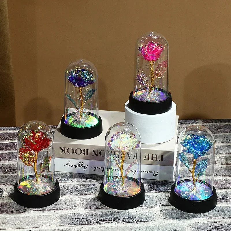 LED Simulation Rose Flower Light