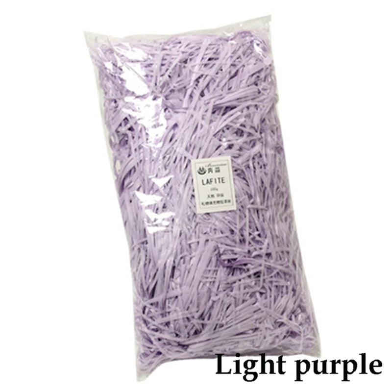 100g Colorful Shred Crinkle Paper Raffia: