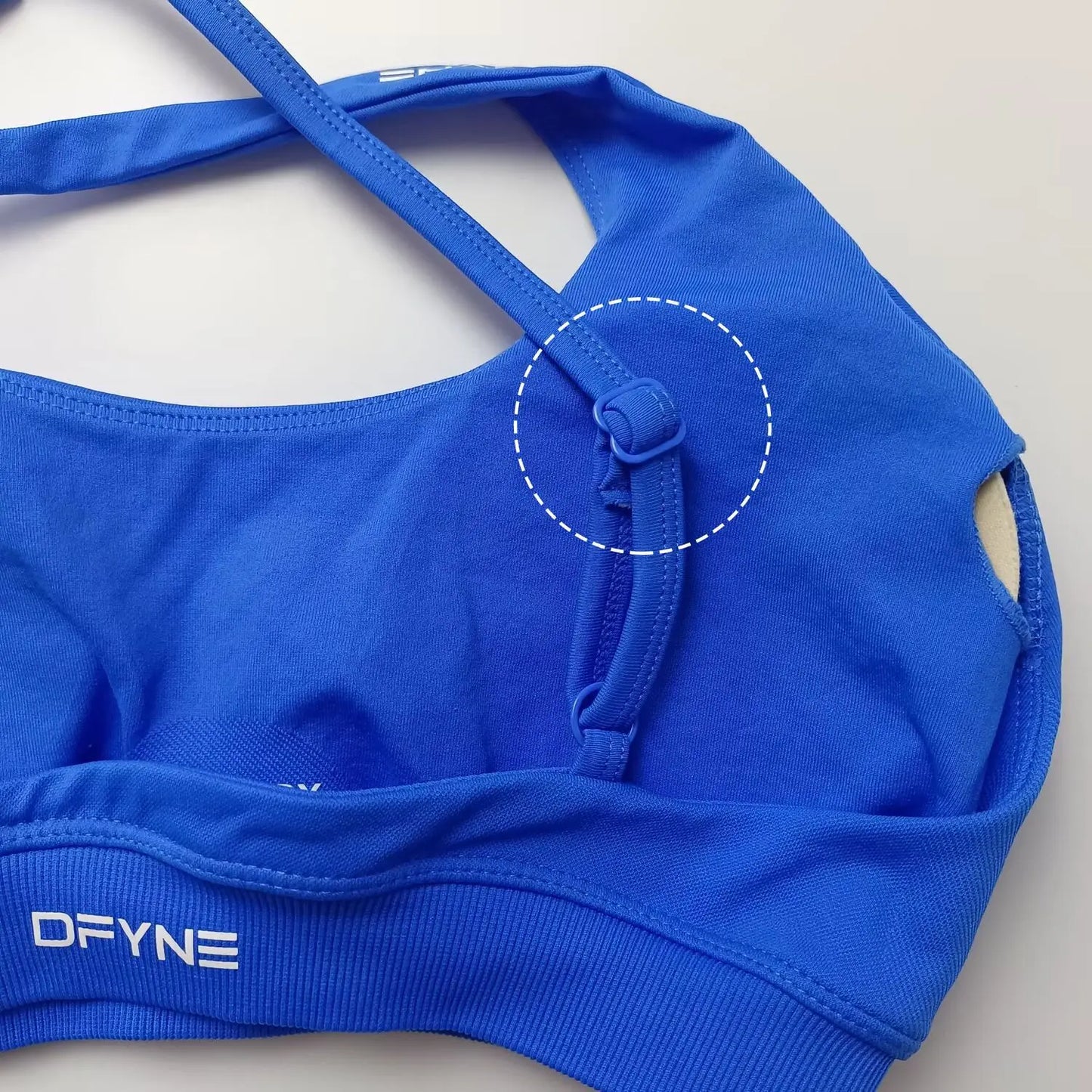 DFYNE Impact Asymmetric Sports Bra